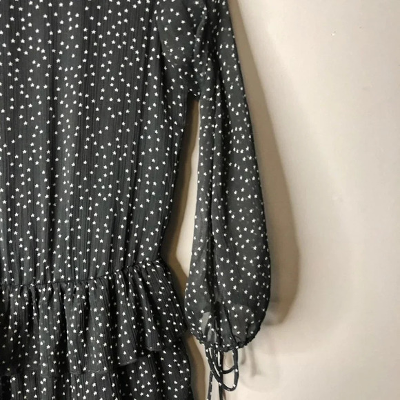 Zara black star  dress size xs - Picture 5 of 9